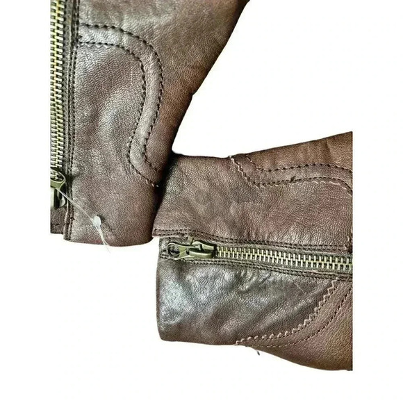 Sam Edelman Louie Women's Brown Leather Casual Booties N4146 Size 8M MSRP$134.99 - Picture 8 of 9